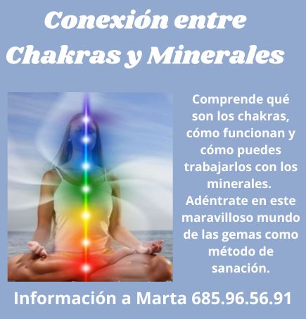 Conexión entre chakras y minerales